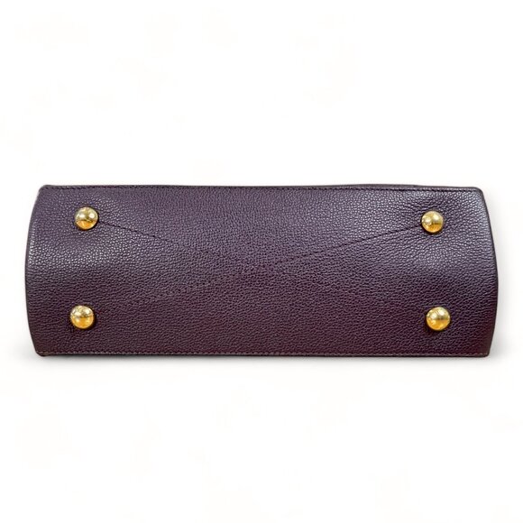 LOUIS VUITTON Metis Hobo Empreinte Leather Tote Shoulder Aubergine Purple LV Bag - Picture 13 of 16